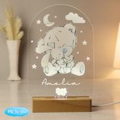 Personalised Tiny Tatty Teddy Wooden Based LED Light - ForYou.ie image