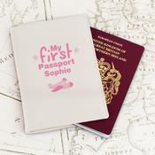 Personalised My First Cream Passport Holder - ForYou.ie