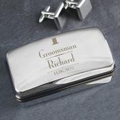 Personalised Groomsman Cufflink Box - ForYou.ie