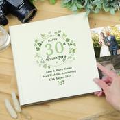 Personalised Botanical Anniversary Photo Album - ForYou.ie
