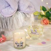 Me to You 'Moon and Back' Stemless Wine Glass, Candles and Slippers Gift Set - ForYou.ie image
