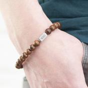 Personalised Mens Wooden Bracelet - ForYou.ie