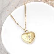 Personalised Celestial Heart Pendant and Necklace - ForYou.ie
