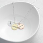 Personalised My Family Discs Necklace - ForYou.ie
