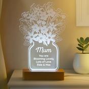 Personalised Flower Vase LED Light - ForYou.ie image