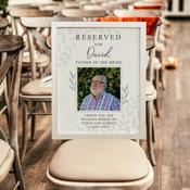 Personalised Reserved For Photo Upload White Poster Frame - ForYou.ie image