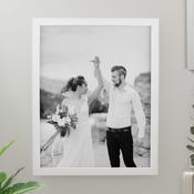 Personalised Photo Upload White Poster Frame - ForYou.ie image