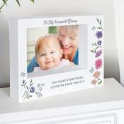 Personalised Wild Flowers Box Photo Frame - ForYou.ie image