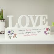 Personalised Wild Flowers Love Ornament - ForYou.ie