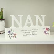 Personalised Wild Flowers Nan Ornament - ForYou.ie