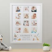 Personalised Animals White Multi Photo Frame - ForYou.ie image