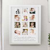 Personalised Grandchildren White Multi Photo Frame - ForYou.ie image