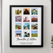 Personalised Black Multi Photo Frame - ForYou.ie image