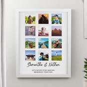 Personalised White Multi Photo Frame - ForYou.ie image