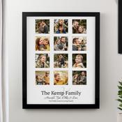 Personalised Family Black Multi Photo Frame - ForYou.ie image