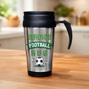 Personalised Football Thermal Mug - ForYou.ie