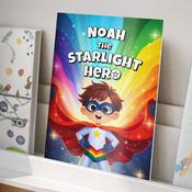 Personalised Starlight Hero Story Book for Boys - ForYou.ie image