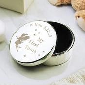 Personalised Fairy Princess First Tooth Trinket Box - ForYou.ie image
