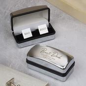 Personalised Cufflinks &amp; Cufflink Box - ForYou.ie image