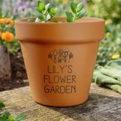 Personalised Gardening Terracotta Plant Pot - ForYou.ie image
