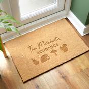 Personalised Autumnal Rectangle Doormat - ForYou.ie image