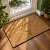 Personalised Stag Rectangle Indoor Doormat - ForYou.ie image
