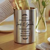 Personalised Free Text Wine Cooler - ForYou.ie image