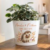 Personalised Hedgehog Large Plant Pot - ForYou.ie image