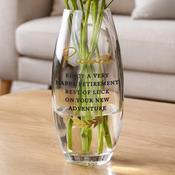 Personalised Free Text Bullet Vase - ForYou.ie image