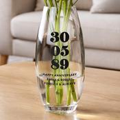 Personalised Special Date Bullet Vase - ForYou.ie image