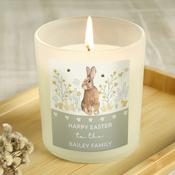Personalised Spring Bunny Candle Jar - ForYou.ie image
