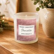 Personalised Ho Ho Ho Candle Jar - ForYou.ie image