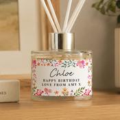 Personalised Bright Floral Reed Diffuser - ForYou.ie image