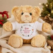 Personalised Christmas Icons Teddy Bear - ForYou.ie image
