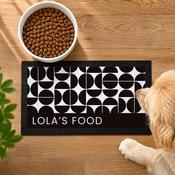 Personalised Abstract Pet Bowl Mat - ForYou.ie image