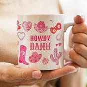 Personalised Cowgirl Mug - ForYou.ie image