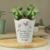 Personalised Butterfly Plant Pot - ForYou.ie image