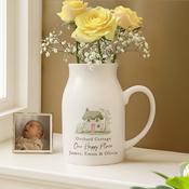 Personalised Country Cottage Jug Vase - ForYou.ie image