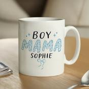 Personalised Boy Mama Mug - ForYou.ie image