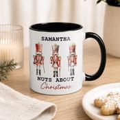 Personalised Nutcracker Black Handle Mug - ForYou.ie image