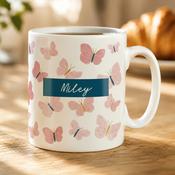 Personalised Butterfly Mug - ForYou.ie image