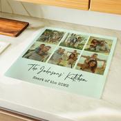 Personalised Photo Upload Glass Chopping Board - ForYou.ie image