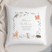 Personalised Woodland Animals Cushion - ForYou.ie image