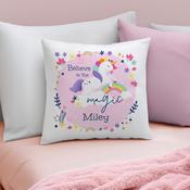 Personalised Pink Unicorn Cushion - ForYou.ie image