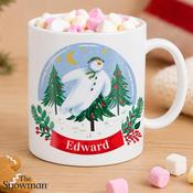 Personalised The Snowman Christmas Wishes Plastic Mug - ForYou.ie image