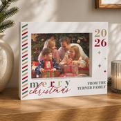 Personalised Merry Christmas 5x7 Box Photo Frame - ForYou.ie image