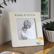 Personalised Puddle Duck Ceramic 4x4 Frame - ForYou.ie image
