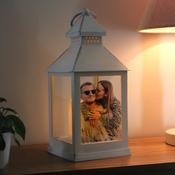 Personalised Photo Upload White Lantern - ForYou.ie image