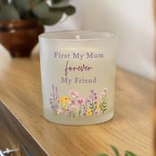 Personalised Wild Flower Jar Candle - ForYou.ie image