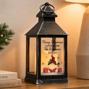 Personalised Christmas Gonk Black LED Lantern - ForYou.ie image
